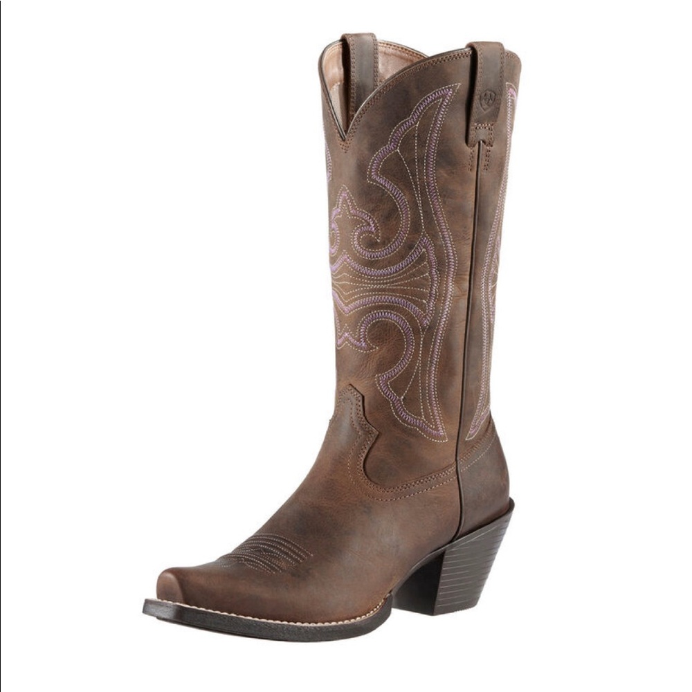 ARIAT Round Up D Toe Western Boot - Cowboy Boot